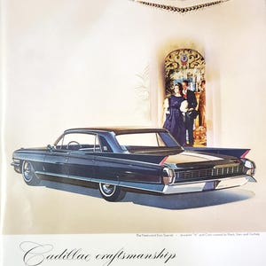 Vintage 1951 Cadillac Automobile Print Ad