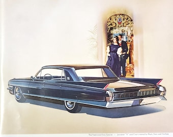 1965年キャデラックマガジン広告/ヴィンテージ雑誌広告/自動車アート