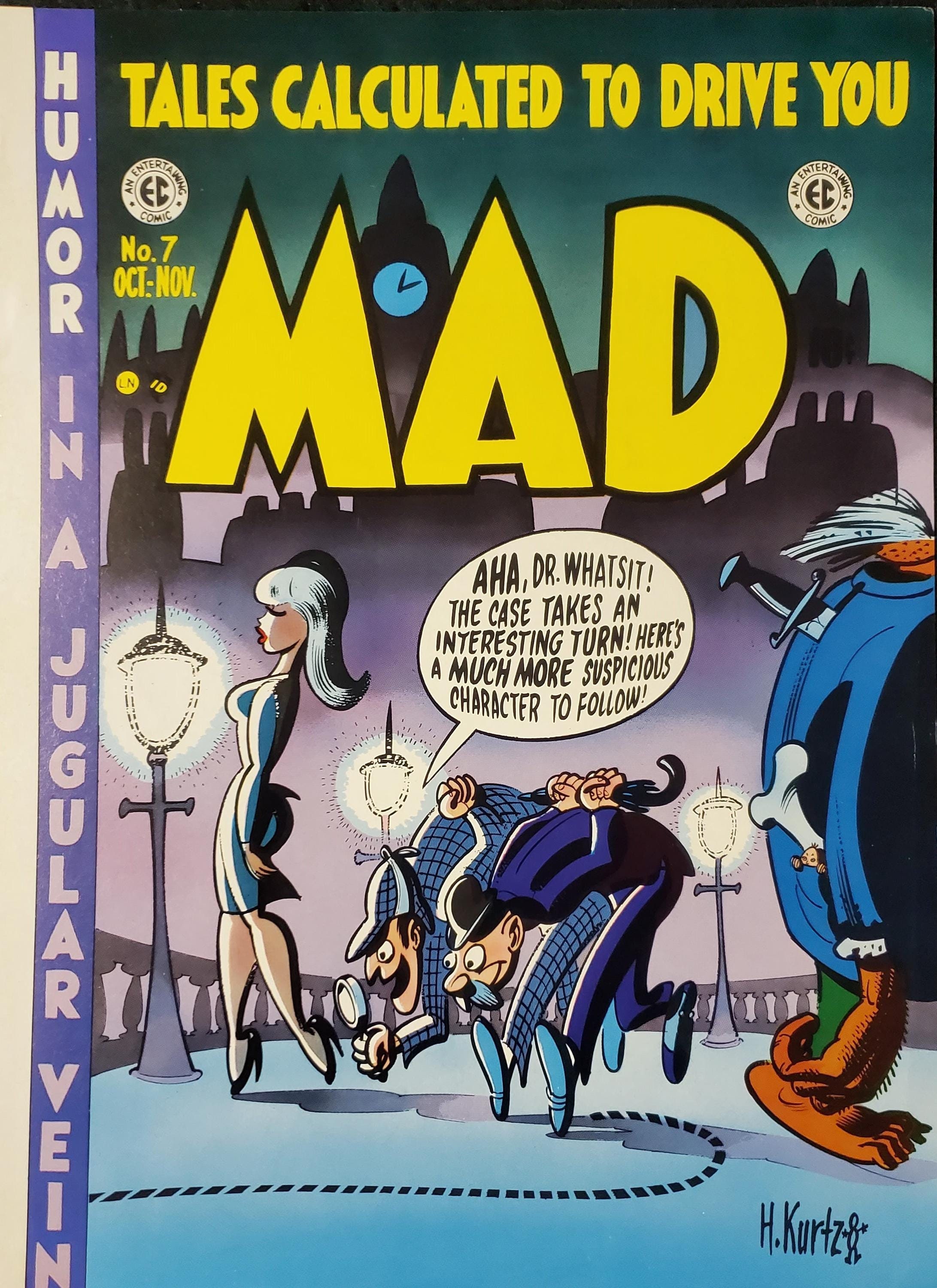 Mad # 7 Cover Re-print 9 X 12 Harvey Kurtzman Cover Art - Etsy