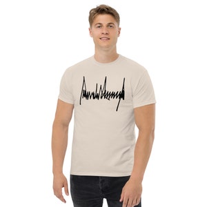 Donald Trump - Presidential Signature - Men's Classic Tee: Show Your Support in Style!