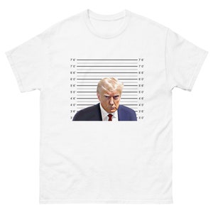 Donald Trump Mugshot - Designer Men's Classic Tee - T Shirt