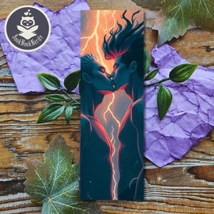Queer fantasy Gods Bookmark | Idealna dla czytelników romansów | Możliwość personalizacji! | Artykuły piśmiennicze | BookNookNerdy