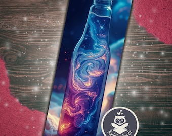 Galaxie-Trank Lesezeichen | Cosmic Fantasy Design | Zauberhaftes Reader Geschenk