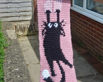 Crochet Tapestry PATTERN : 'F#@k That Wallpaper'