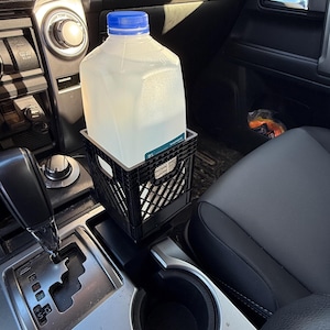 4Runner (5th Gen 2014-2024) 3rd Cup Holder Via Slot/ Half Gallon Car Cup Holder