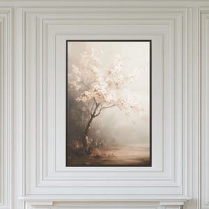 Cherry Blossom Wall Art Canvas Home Decor Bedroom Print Japanese Style Room Accent Blossom Canvas Framed Print Oriental Art Lover Gift