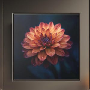Coral Flower Art Wall Decor For Office Botanical Print Nature Inspired Home Design Wall Art Modern Style Living Room Flower Decorations