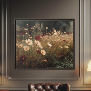 Floral Canvas Print: Modern Botanical Wall Art, Nature Inspired