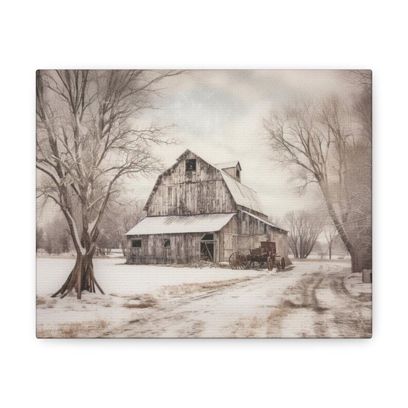 Rustic Barn Print Wall Décor Barn Print Farm Print Vintage Farm ...