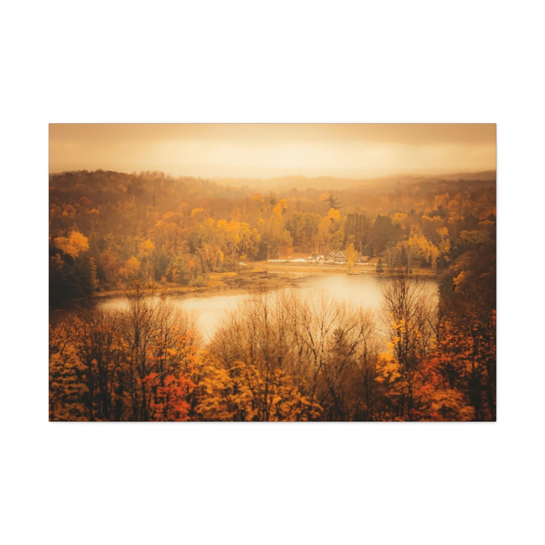 Autumn Leaf Print Botanical Wall Décor Landscape Print Fall Foliage ...