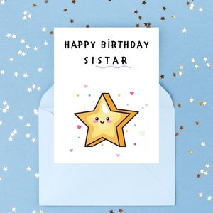 Printable Funny Happy  Birthday Card/Digital Printable Funny Birthday Card/Birthday Wishes/Funny Sister Birthday Cards/Funny Birthday Gift
