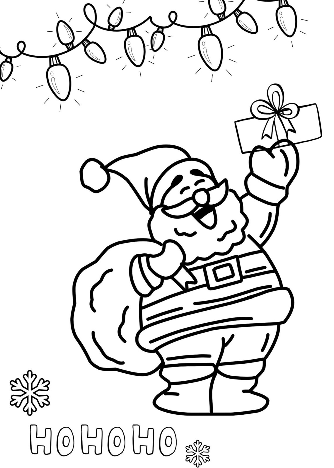 Printable Christmas Coloring Pages for Kids/holiday Coloring/christmas