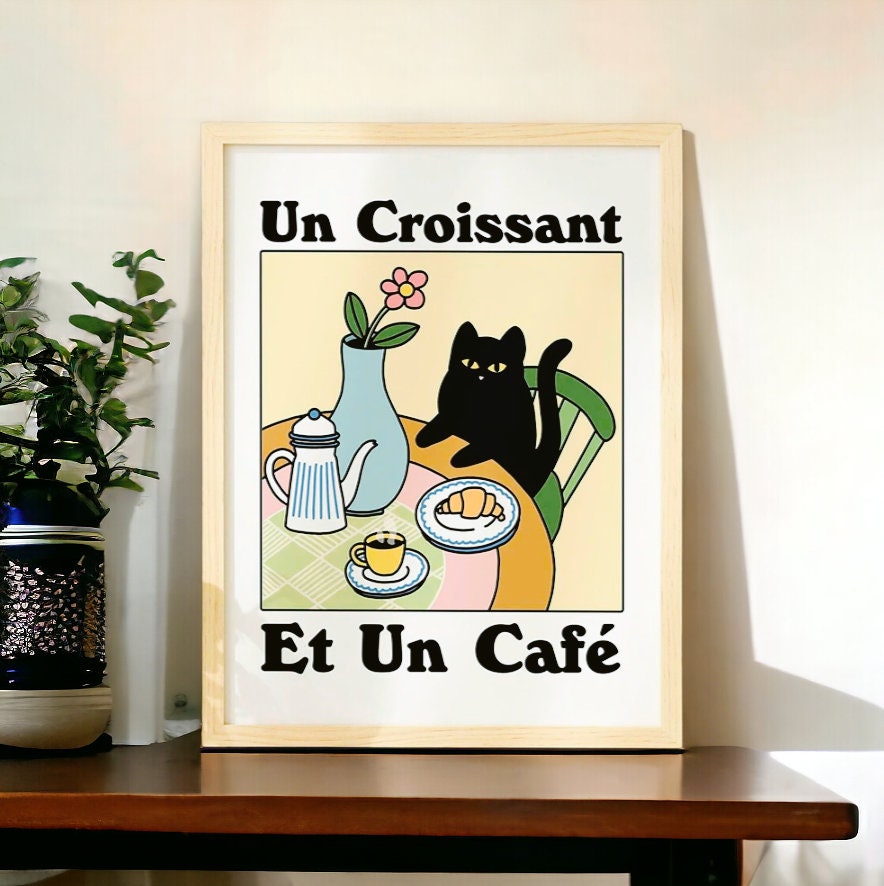 cat Coffee poster