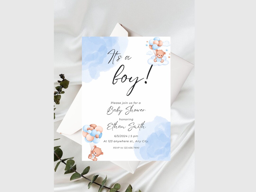 It’s a Boy Baby Shower Invitation - Etsy