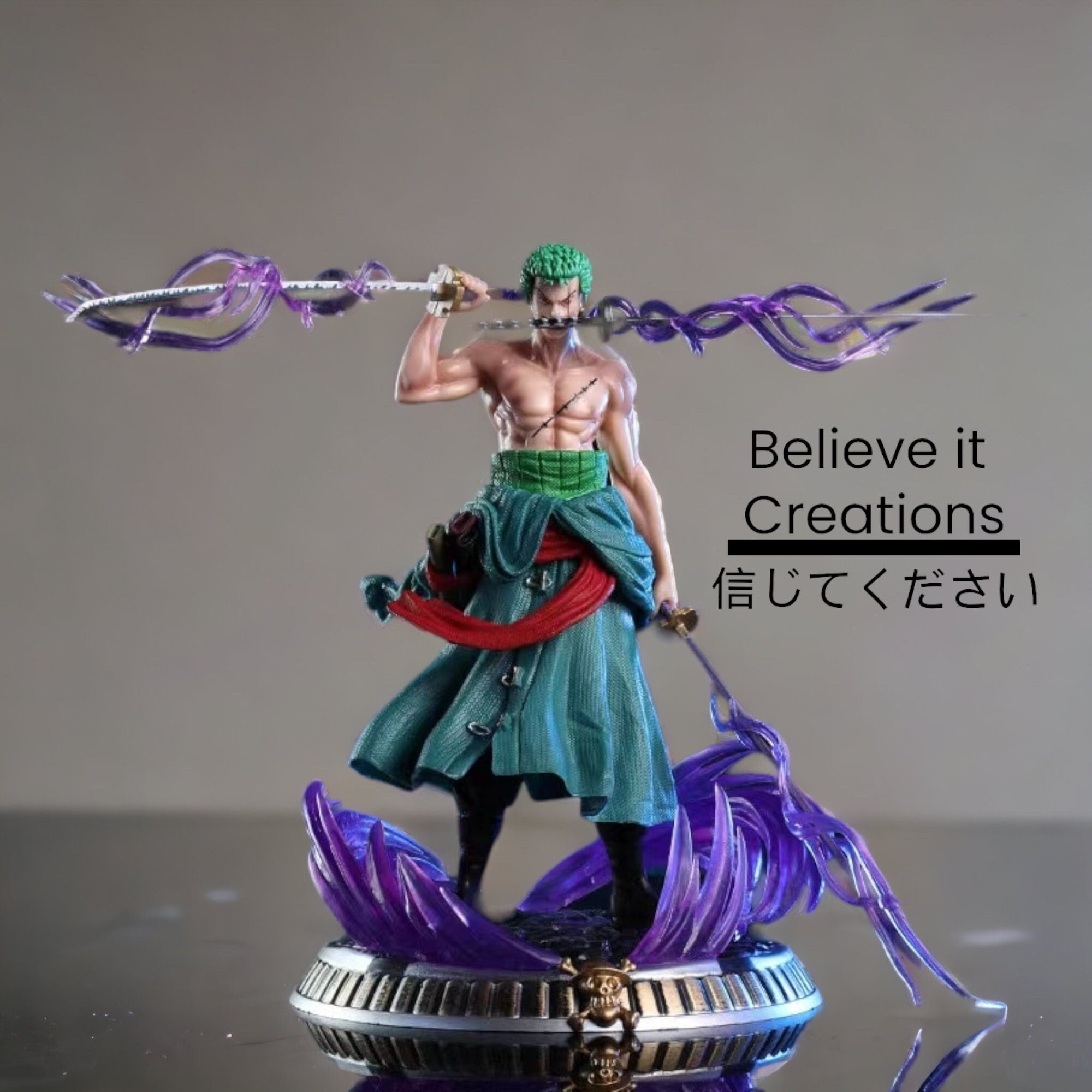 One Piece Figure Wano Country Roronoa Zoro Sword Enma Action Figure Anime  Statue Pvc Collection Model Toys For Kids Gift Tw