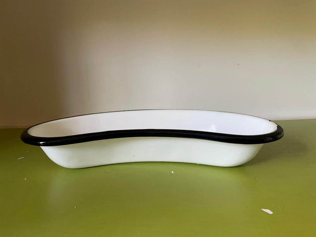 Pan Spit Color Vintage Enameled Spit Pan - Etsy