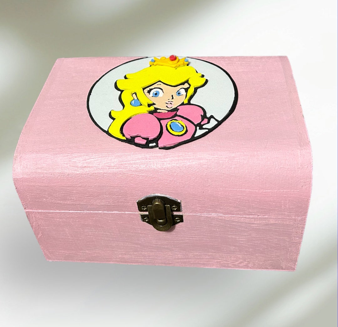 Peach Wooden Box - Etsy