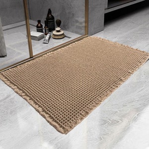 Reviews for 2 Pieces Modern Non-Slip Soft Bath Mat Set Abstract Bathroom  Rugs 16 x 24 & 20 x 32