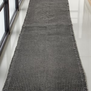 SHIMOH Wafel Badmat, Superabsorberende Antislip Badmat voor Badkamervloer, Machinewasbare Badkamermat met Kwastjes, Rubberen Achterkant afbeelding 13