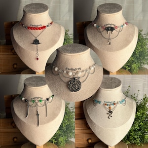 Collane ispirate a One Piece: gioielli anime di Rufy, Zoro, Ace, Chopper e Nami, fatti a mano