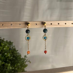 Merida inspired Earrings: Stainless Steel, Handmade, disney princess, walt disney
