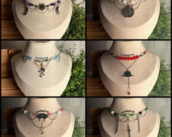 Anime Inspired Necklaces: Pirate GumGum Sword Style Ace Chopper Jewelry Fashion Handmade