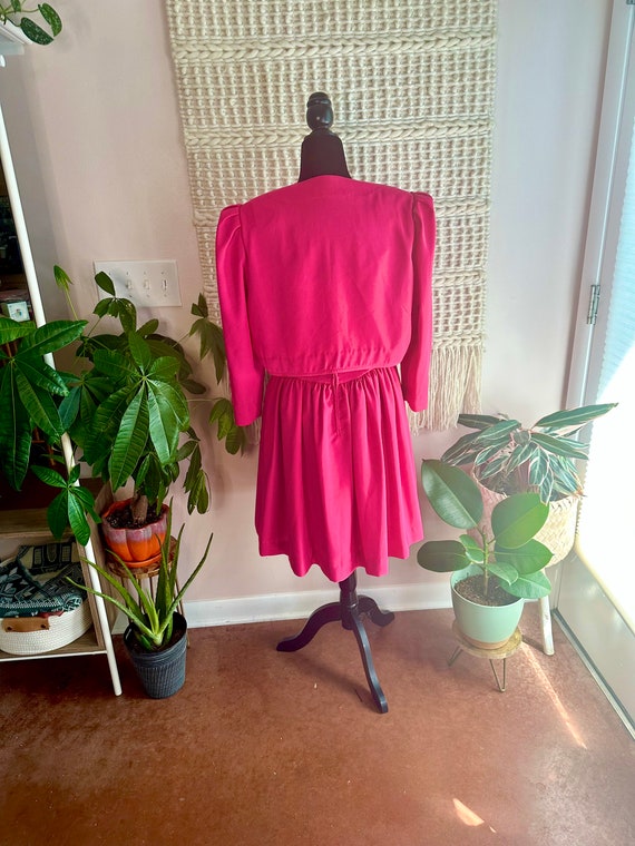 Barbie Dress 80s Hot Pink Vintage Party Dress with Ja… - Gem