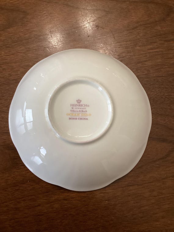 Heinrich W. Germany Villeroy & Boch Ocean Gold Bone China Bowl - Etsy