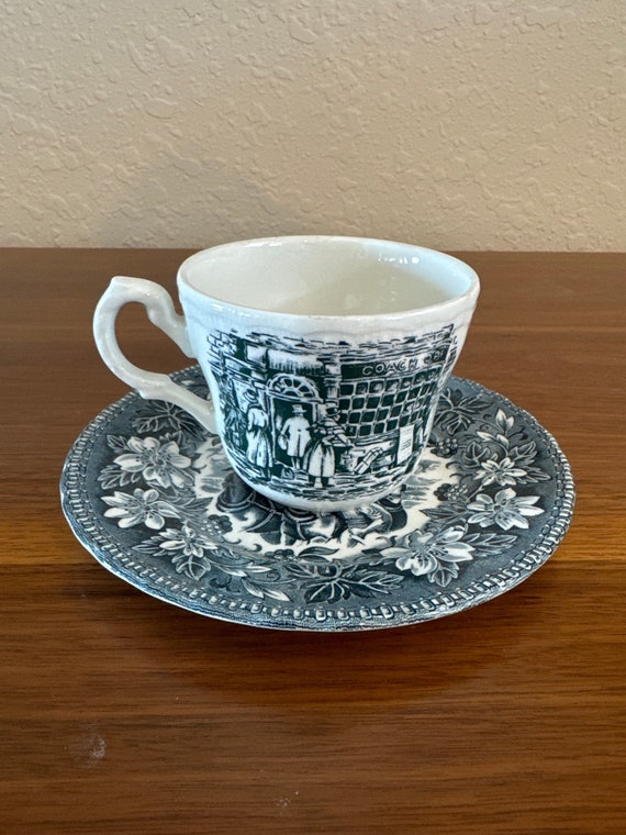 Royal Tudor Ware Coaching Taverns Tea Cup and Saucer - Etsy