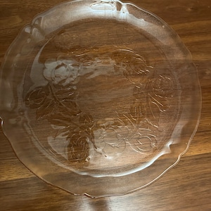 Arcoroc serveerschaal - rozen en bladeren 10&quot;