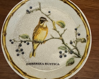 Italian Hand Painted Dessert Plates Set of 4