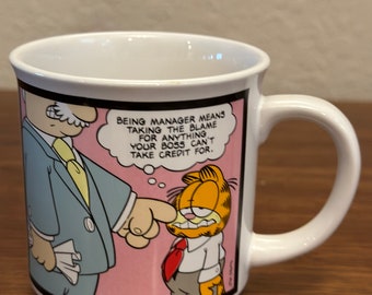 Caneca de café do gato Garfield