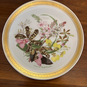 Franklin Porcelain The Horticultural Society Collectible Plate