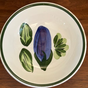 Zrike of Italy Hand Painted Bowl 8”