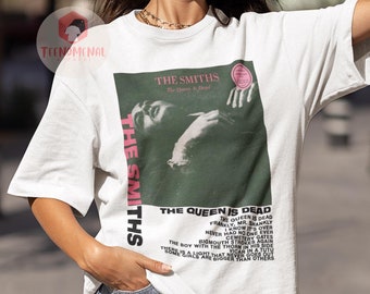 The Smiths Unisex T-Shirt - Music Band Tee - The Queen Is Dead Album - Vintage Graphic Top - Indie Rock Gift