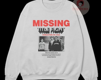 Title Fight Unisex Sweatshirt - Rock Music Band Graphic Shirt - Title Fight Poster - Printed Indie Music Merch for Gift