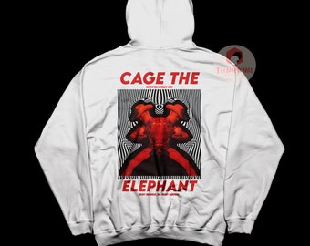 Cage The Elephant Unisex Hoodie - Social Cues Album Sweatshirt - Rock Music Band Shirt - Printed Music Merch For Gift