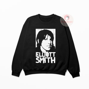 Moletom unissex Elliott Smith - Camiseta do álbum Figure 8 - Produtos de música indie - Presente para fãs de Elliott Smith - Moletom com capuz gráfico aconchegante