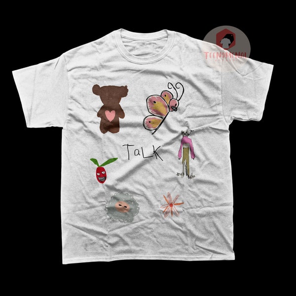Beabadoobee Unisex T-Shirt - Beatopia Album Sticker Pack - Music Graphic Tee - Fake It Flowers