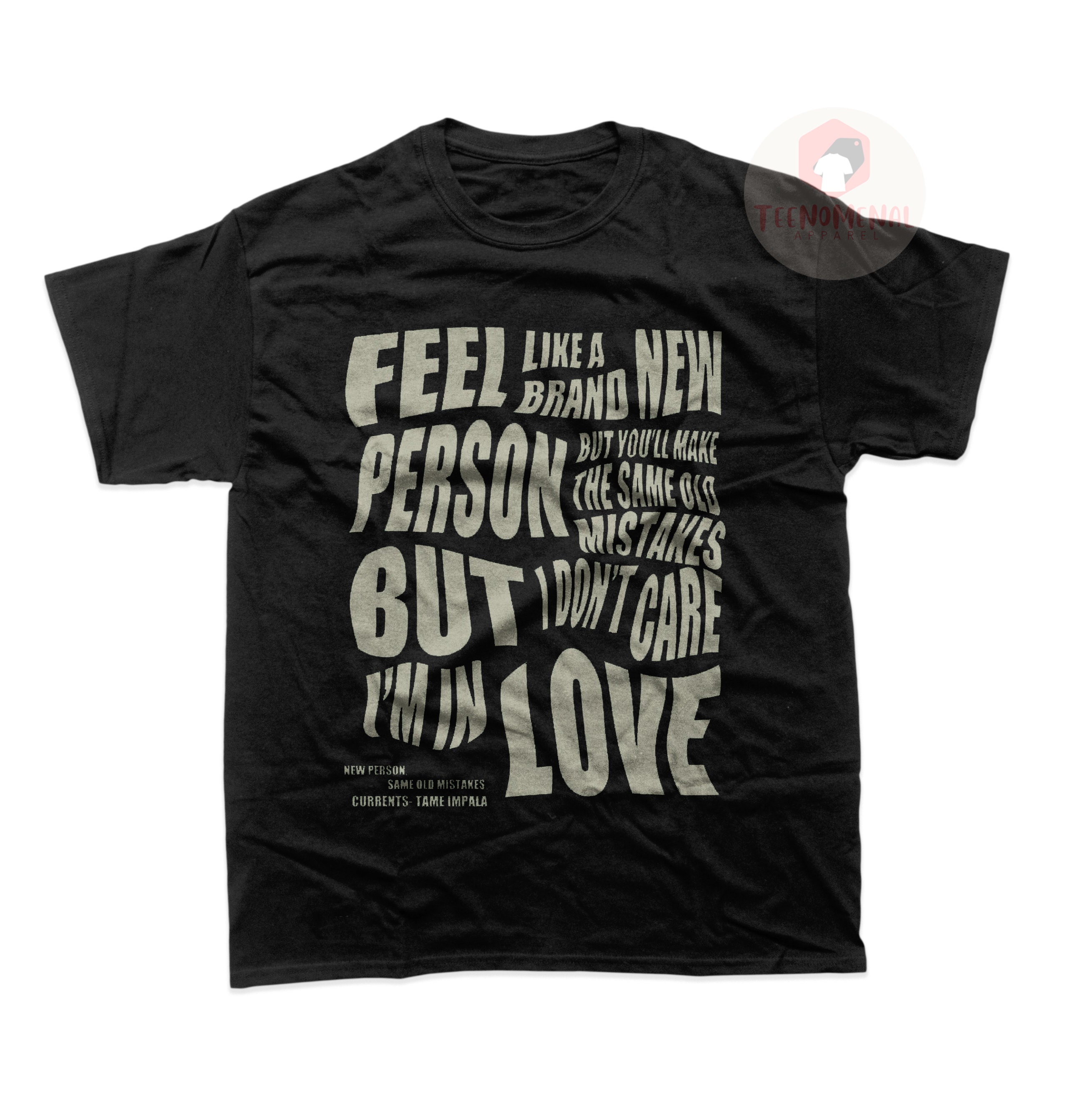 Tame Impala Unisex T-shirt - Currents Album Tee - Music
