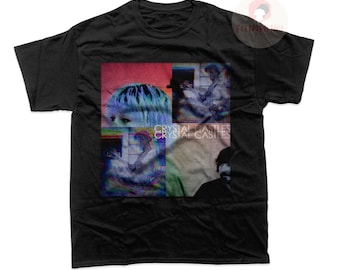 Crystal Castles Unisex T-Shirt - Music Band Graphic Shirt - Printed Music Poster For Gift - Alice Glass Merch