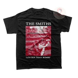 The Smiths Unisex T-Shirt - Louder Than Bombs Album Tee - Music Band Graphic Shirt - Printed Music Merch For Gift