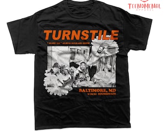 Turnstile Unisex T-shirt - Glow on Album Show Tee - Music Band