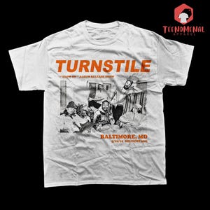 Outstanding quality Turnstile %100 cotton unisex t-shirt merch by Teenomenalapparels.