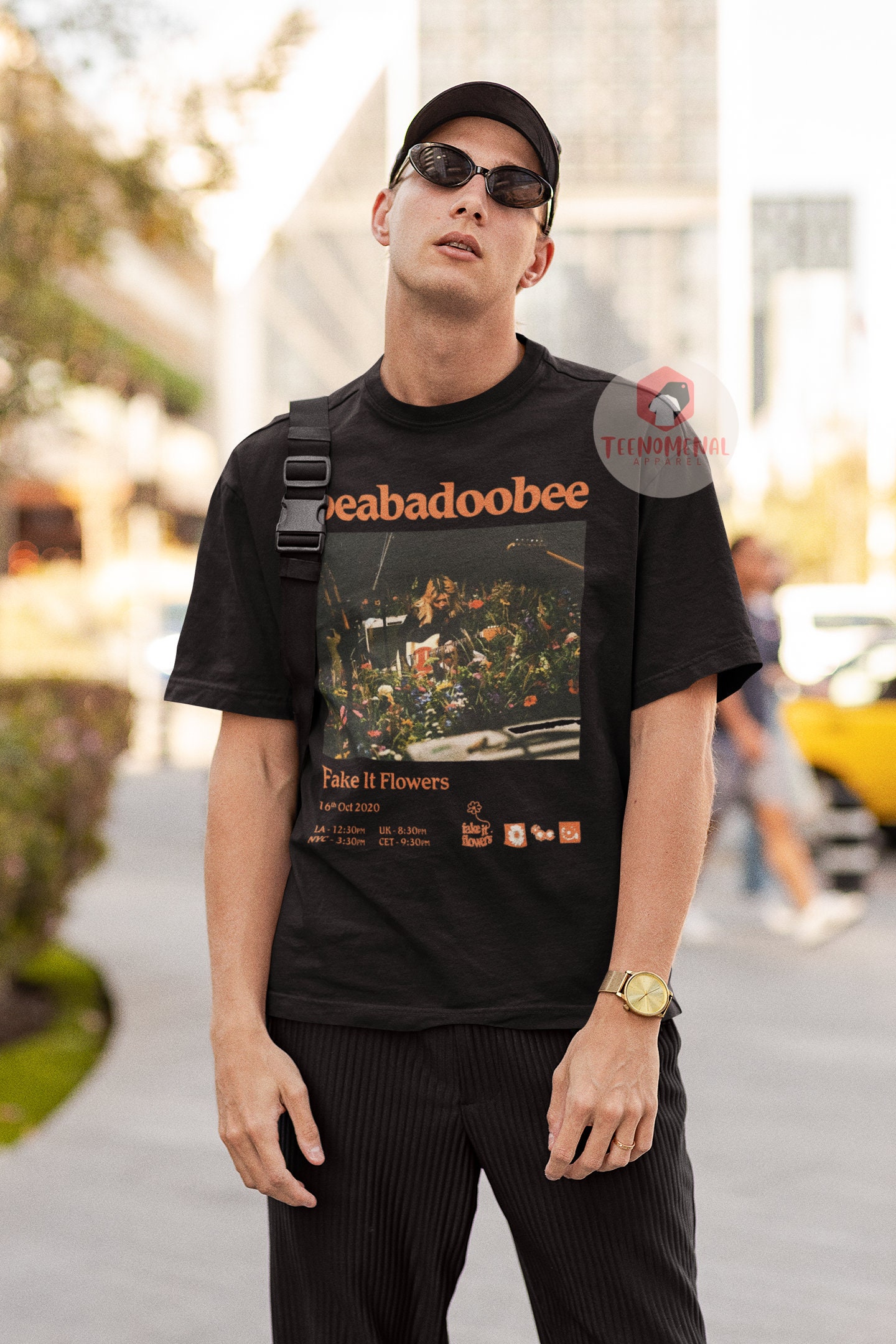 Beabadoobee Unisex T-shirt - Fake It Flowers Album Tee - Indie