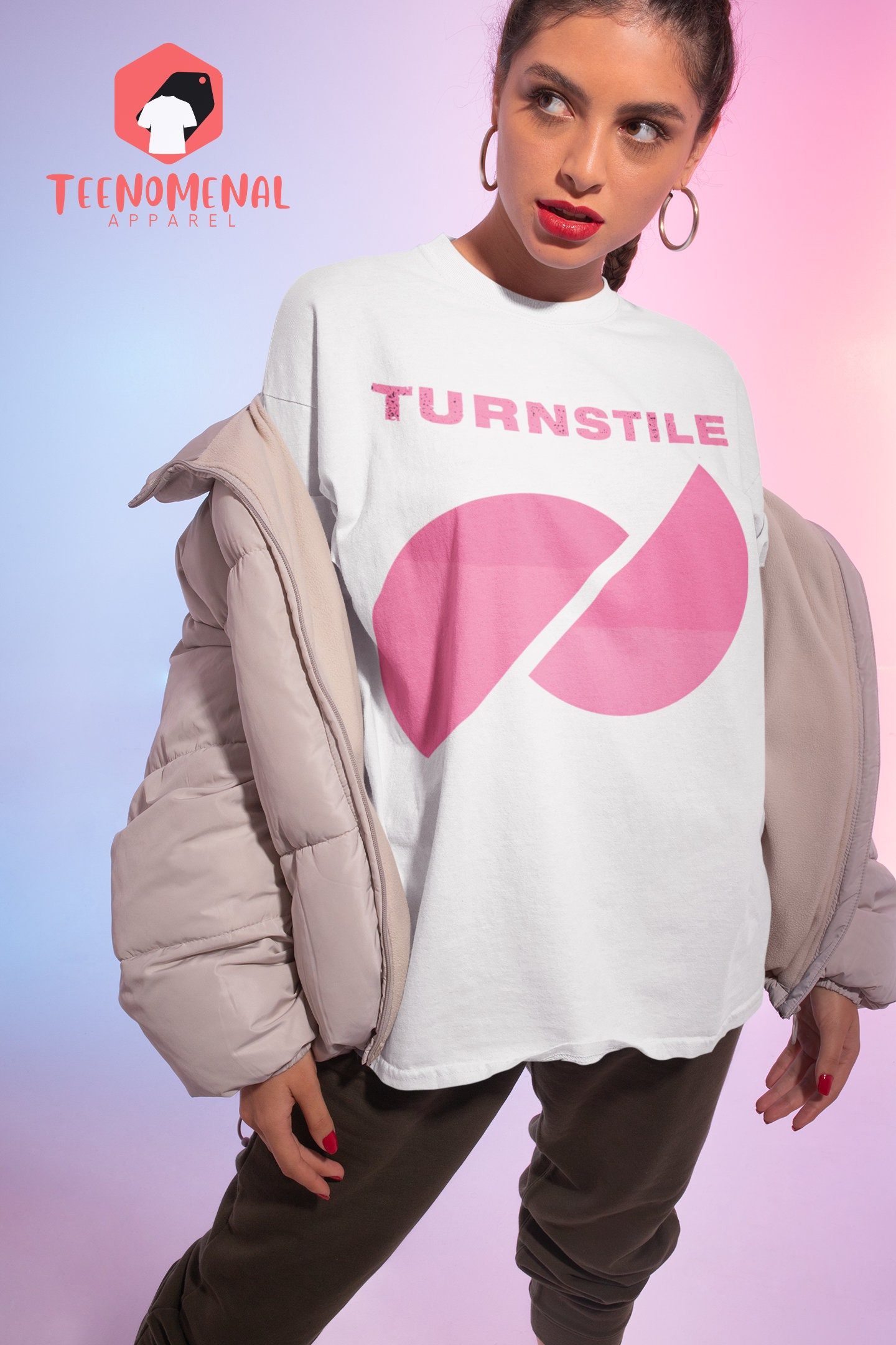 ランキング2025 - T-shirt Unisex Turnstile Glow Tee Band Music - Merch on 洋楽