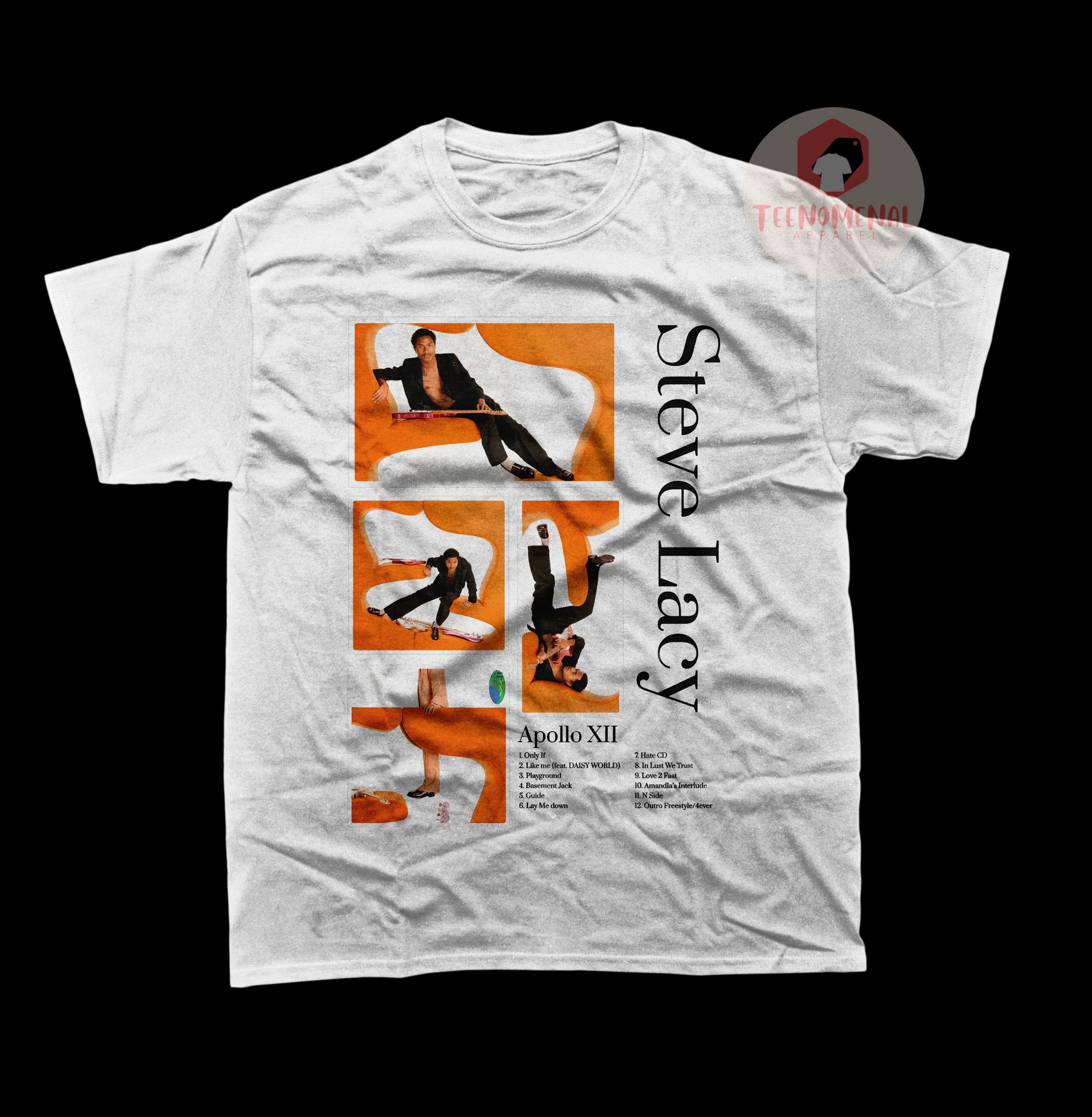Steve Lacy Unisex T-shirt - Apollo XXI Album Tee - Music Graphic