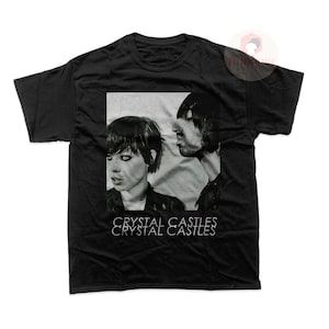 Crystal Castles Unisex T-Shirt - Music Band Graphic Tee - Printed Music Poster For Gift - Alice Glass Merch - Ethan Kath