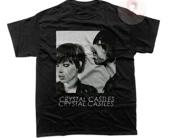 クリスタルキャッスルズTシャツ、ユニセックスミュージックバンド