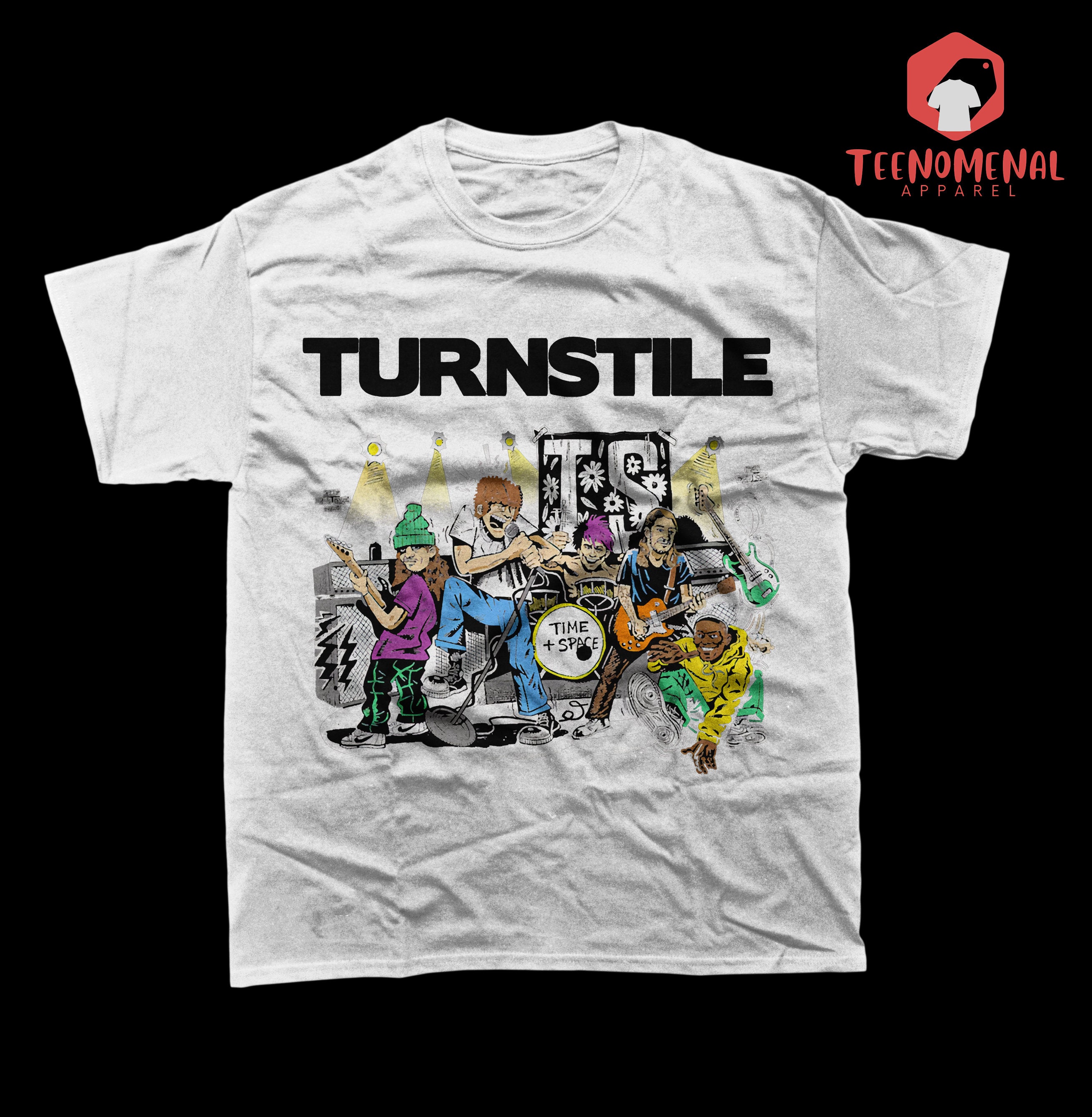 TURNSTILE ターンスタイル Tシャツ ホワイト　Lサイズ　試着のみ Amazon.co.jp: Turnstile Tシャツ Lサイズ 日本ツアー ターン